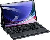 Dux Ducis - Housse de clavier adaptée à Samsung Galaxy Tab S9 FE Plus - Amovible - QWERTY - Clavier de tablette avec pavé tactile - Zwart
