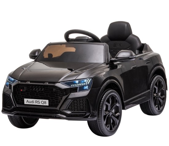 Audi RSQ8 | Elektrische Kinderauto - Zwart - Met Afstandsbediening