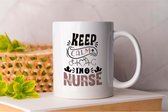 Mok Keep calm I'm a Nurse - Nurse - Verpleegkundige - I Love My Job - Gift - Cadeau - Cute - Dokter - Doctor - I Love The Nurse Life