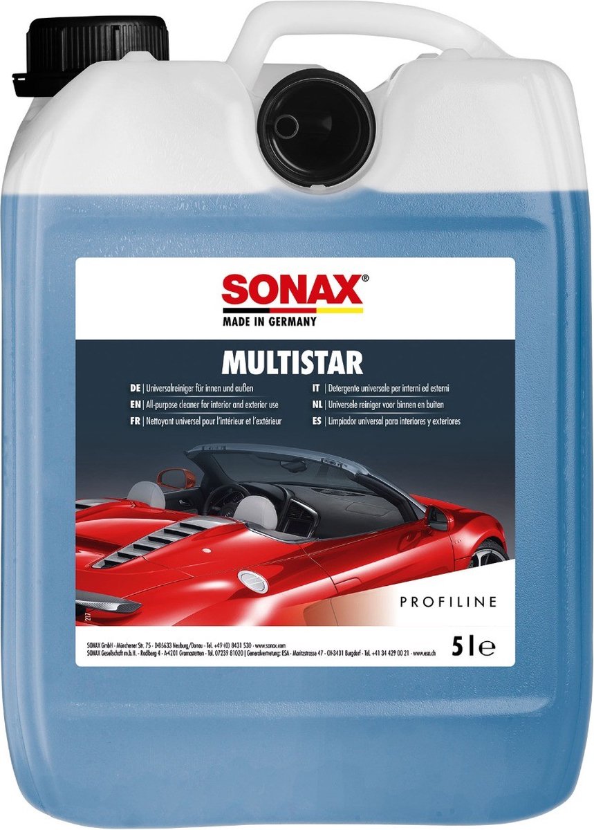 SONAX Multistar All Purpose Cleaner Concentraat 5 liter Jerrycan bol