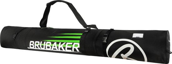 BRUBAKER 'Carver Pro Grenoble' - Gewatteerde skihoes - voor 1 paar ski's en stokken - 170 cm - zwart/goud