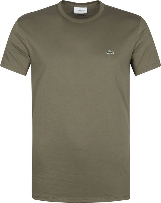 Lacoste - T-Shirt Overview Groen - Heren - Maat 3XL - Regular-fit