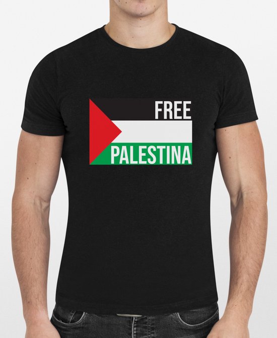 Palestijnse Vlag Shirt | Zwart - T-shirt - Palestina - vlag - Peace