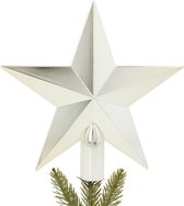 Gouden ster voor in de kerstboom, bovenkant 20 cm