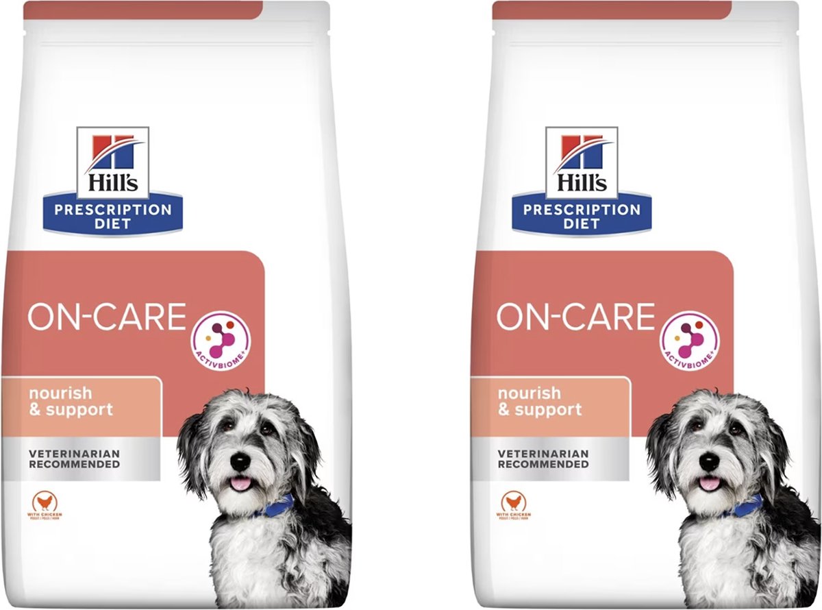 2x Hill's Prescription Diet Canine OnCare Restorative Care Helpt bij