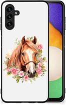 Dierenprint Telefoonhoesje geschikt voor Samsung Galaxy A13 5G | A04s Paard