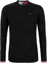 Tommy Hilfiger | Heren | Cable knit Jumper | Black | S