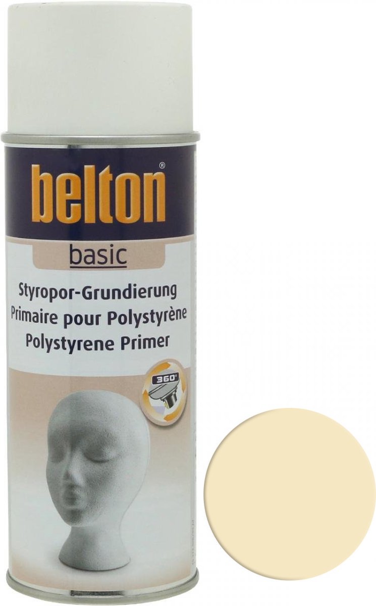 Spuitbus Piepschuim primer grondverf Belton 400ml