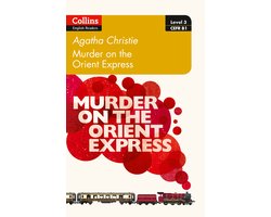 Omslag van Murder on the Orient Express B1 Collins Agatha Christie ELT Readers