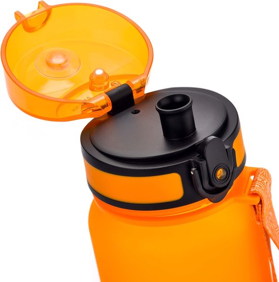 Bottle Bottle RVS vacuümgeïsoleerde drinkfles met 2-in-1