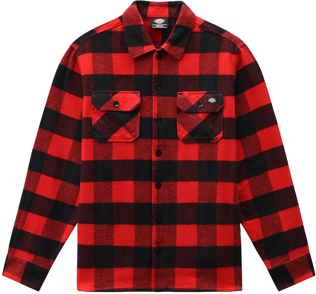 Dickies New Sacramento Overhemd Met Lange Mouwen XS Man Rood