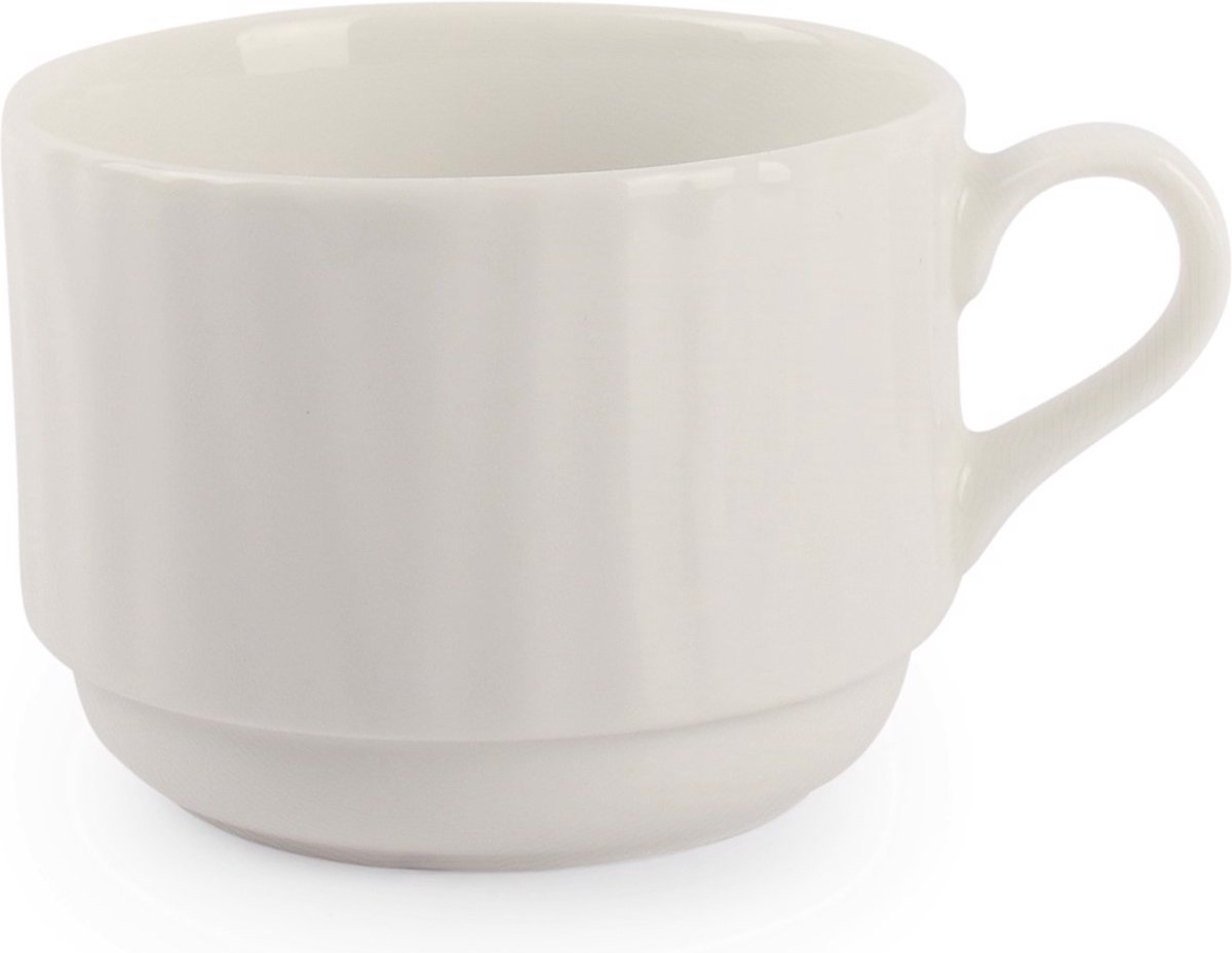 Bonbistro Kop 20cl wit Vista (Set van 6)