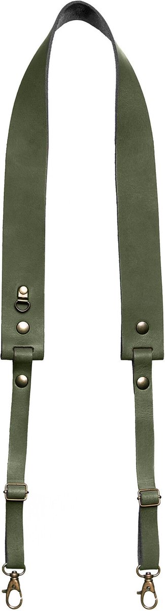 Camera neck strap - army green brass