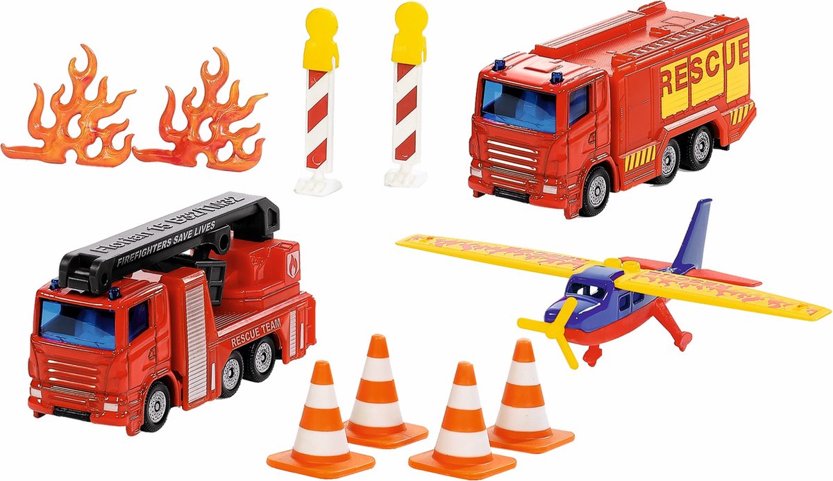 SIKU Super - Brandweer cadeauset speelgoedvoertuig thumbnail 3