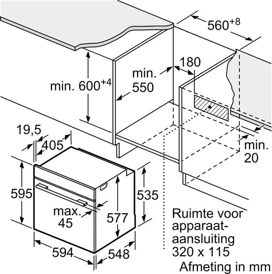 Siemens HM736GAB1 - iQ700 - Inbouwoven met magnetron (60 cm)