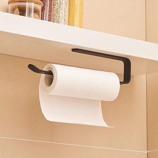 Houten papieren handdoekhouder, dispenserrek, vrijstaande