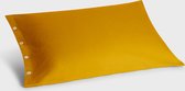 Yumeko kussensloop velvet flanel okergeel 50x70 - Biologisch & ecologisch - 1 stuk