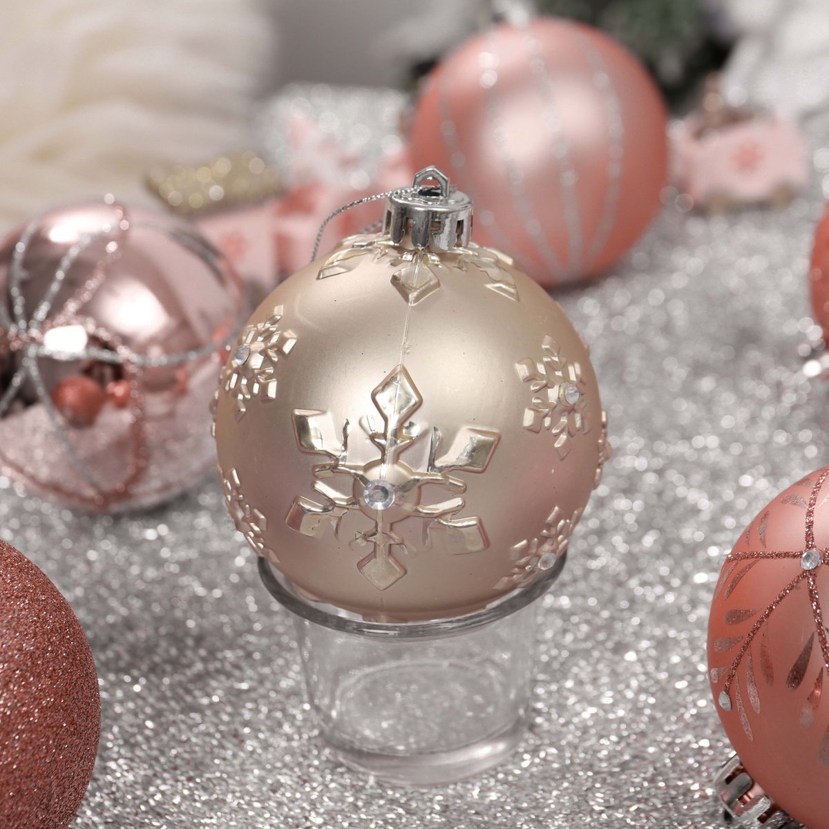 PRACHTIGE KERST® - Kerstballen - 16 Delige Set - Kerstversiering - Kerstboomdecoratie - Kerstornamenten – foto 5