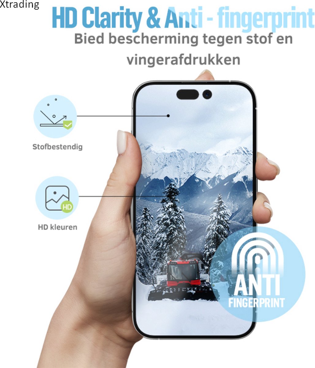GREEN ON | 6D GLASS | iPhone 13 Mini screenprotector | beschermlaagje | Beschermende laag | Natuurlijke touch-ervaring | Tegen Krassen, stoten en vlekken | Eenvoudige installatie - Case Friendly