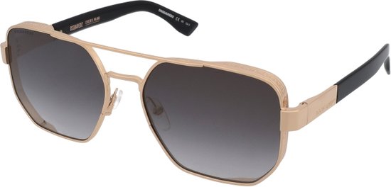 Dsquared2 Zonnebril D2 0083/S RHLFQ 58 van Merkloos — afbeelding 3