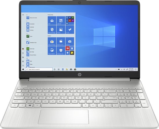 HP 15s-fq1045nd DDR4-SDRAM Notebook 39,6 cm (15.6") 1920 x 1080 Pixels Intel® 10de generatie Core™ i5 8 GB 256 GB SSD Wi-Fi 5 (802.11ac) Windows 10 Home Zilver