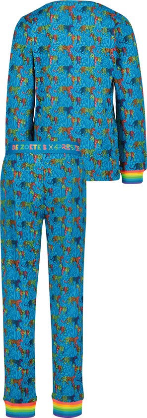 4PRESIDENT De Zoete Zusjes Pyjama Joy Tiger Blauw maat 164