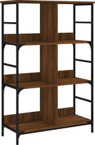 vidaXL-Boekenrek-78,5x33x117,5-cm-bewerkt-hout-bruin-eikenkleur
