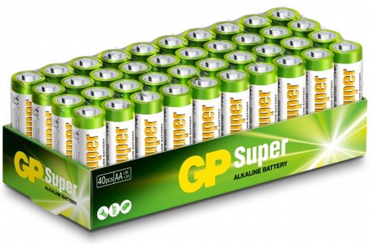 GP Batteries Super Alkaline 15A/LR6 Wegwerpbatterij AA