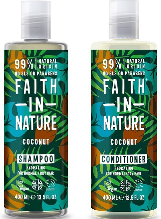 Foto: Faith in nature coconut shampoo 400ml conditioner 400ml 