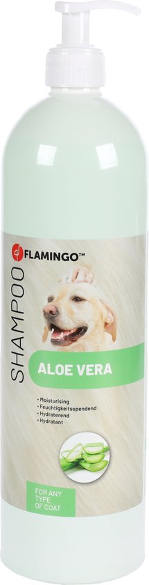 Hondenshampoo Aloë Vera – 1L – hydraterende shampoo voor elk vachttype – verzorgende...