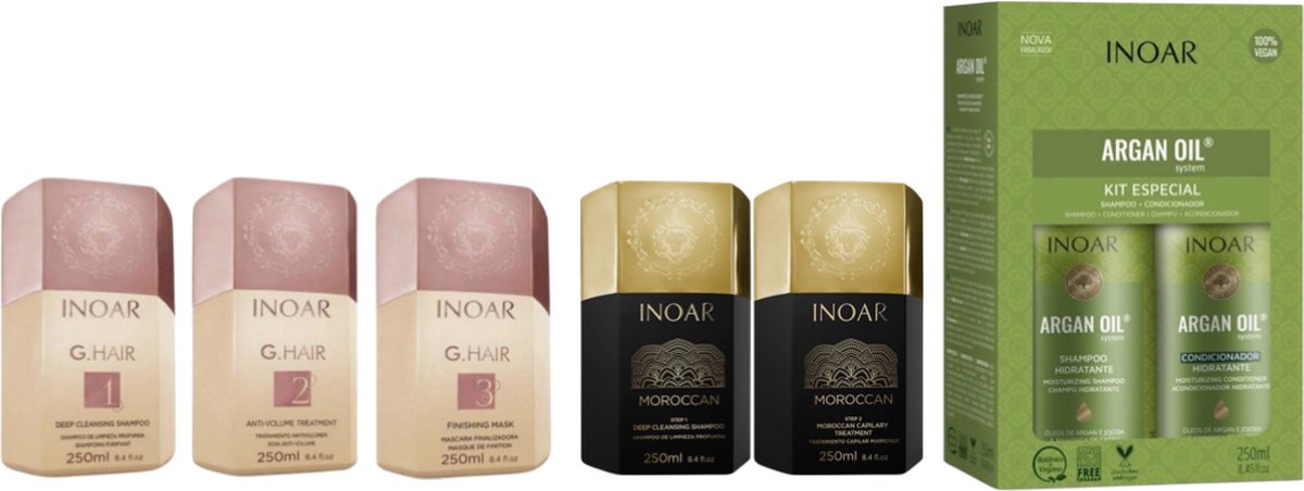 Inoar Moroccan KIT&Inoar GHAIR KIT &Inoar After Care Argan