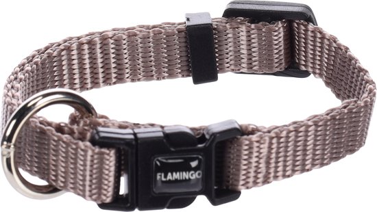 Flamingo Halsband Ziggi Für Kleine Hunde – Dunkelgrün XXS 15-25cm | Stufenlos Verstellbar
