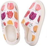 Robin Ruth - Sloffen - Tulpen wit - Pantoffels dames - Maat 40-41