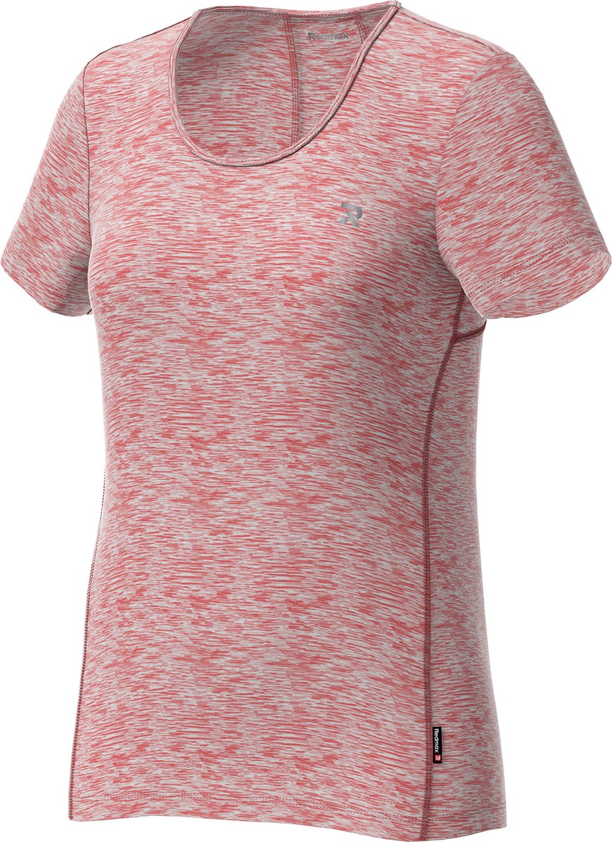 Redmax Sportshirt Dames - Geschikt voor Fitness & Yoga - Dry Cool - Korte Mouw - Roze - L