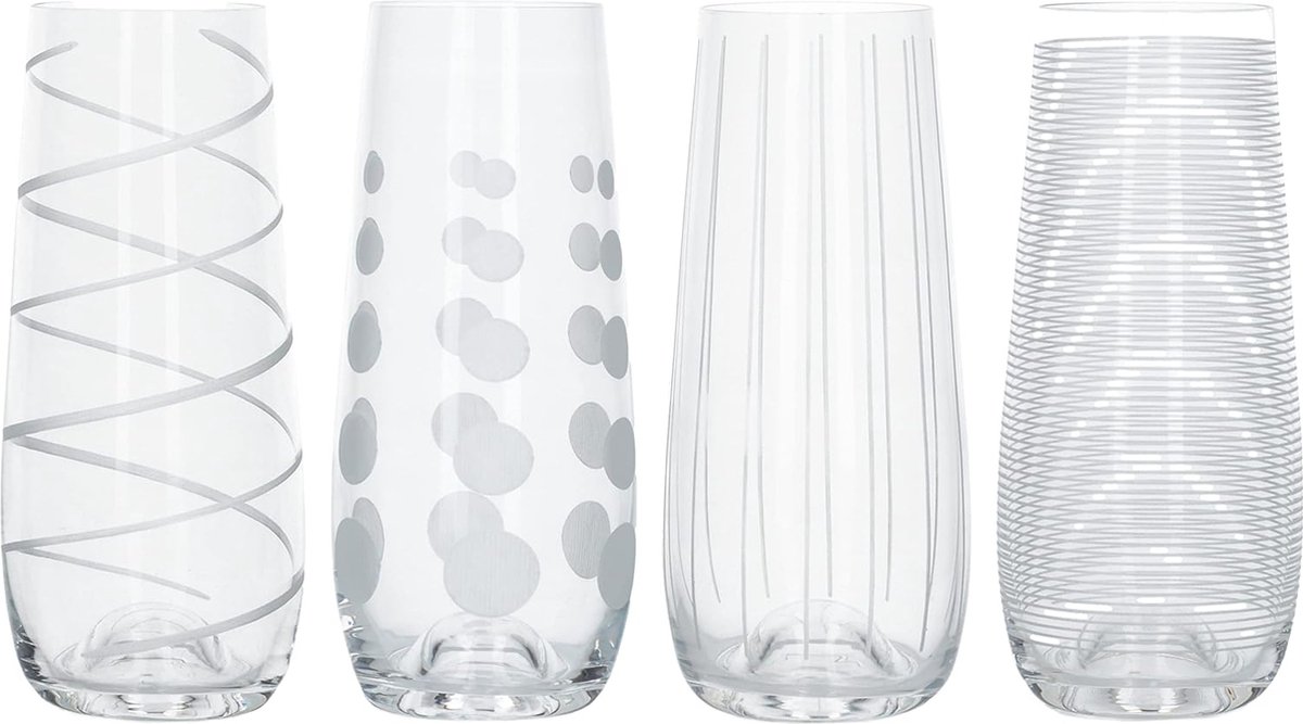 Luxe champagne glazen set
