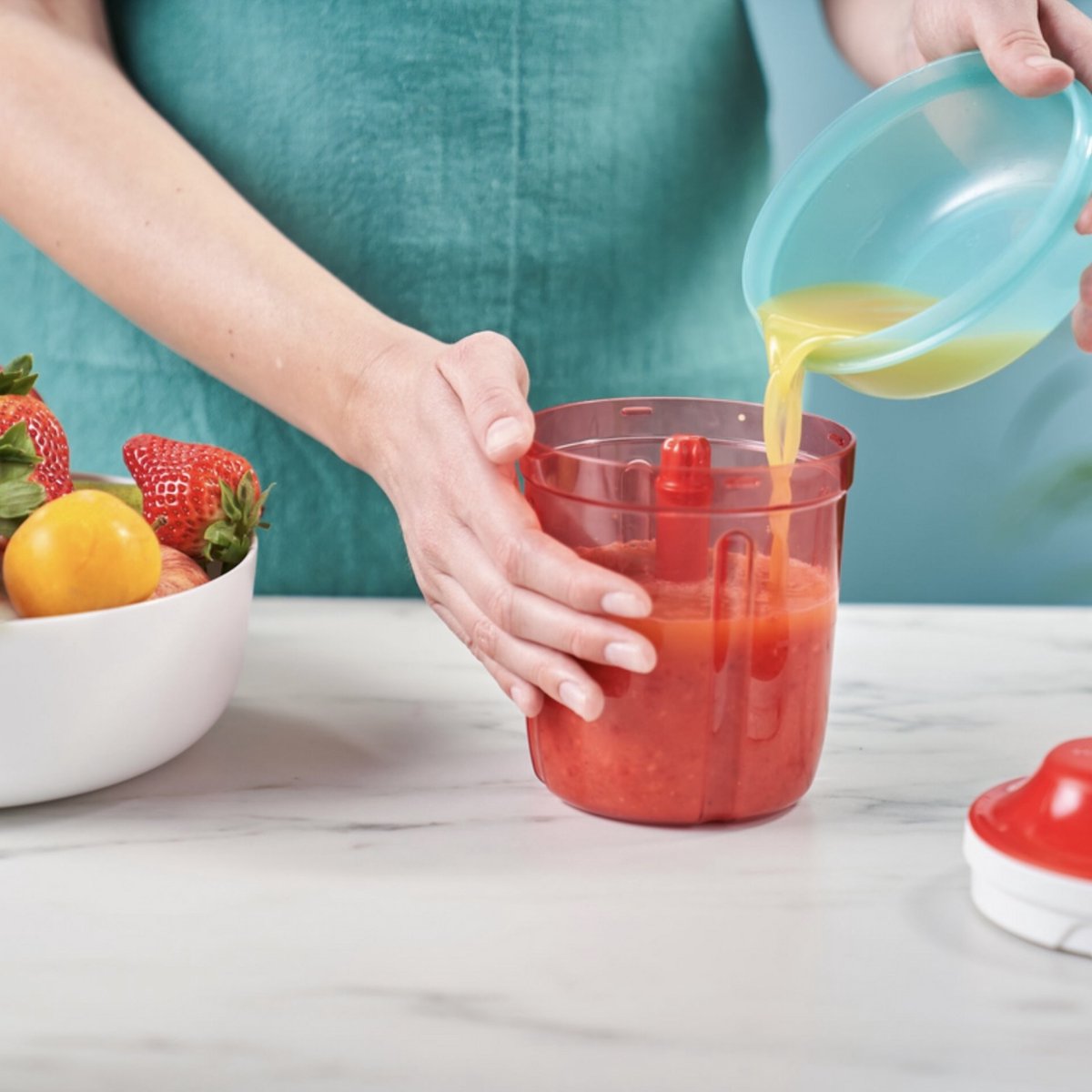 Supersonic Chopper Extrachef Tupperware Hachoir Manuel + Livret De Recettes