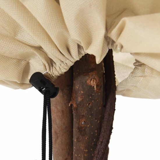 vidaXL - Plantenhoezen - met - trekkoord - 4 - st - 70 - g/mÂ² - 0,8x1,2 - m van VidaXL — afbeelding 3
