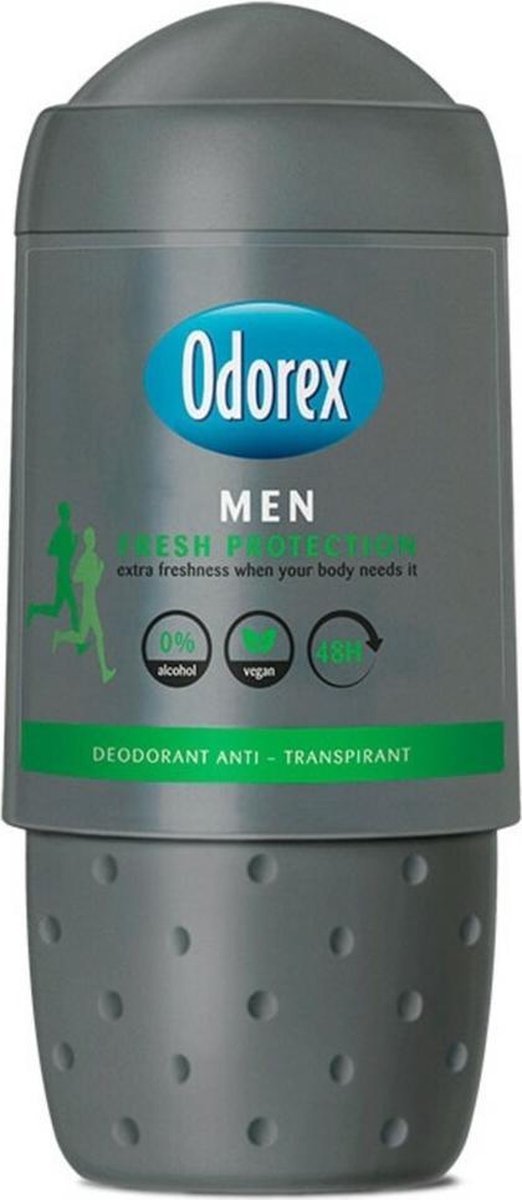 Goedkoopste Odorex Deo Roll-on Men - Fresh Protection 50 ml - Voordeelverpakking 12 stuks