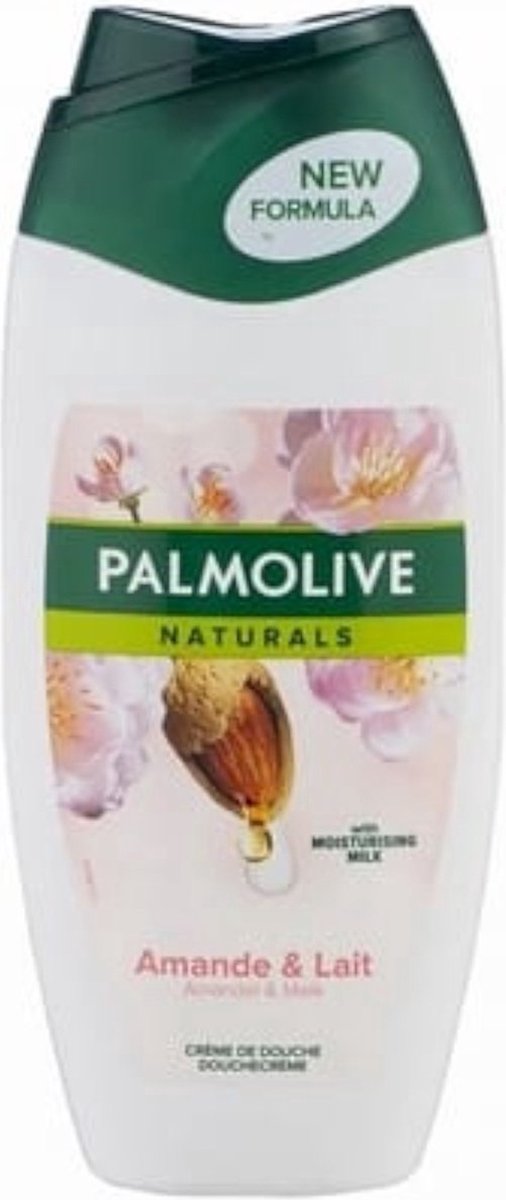 Goedkoopste Palmolive Douchegel - Almond 250 ml - Voordeelverpakking 12 stuks