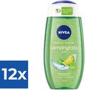 NIVEA Lemon & Oil Douchegel - 250 ml - Voordeelverpakking 12 stuks