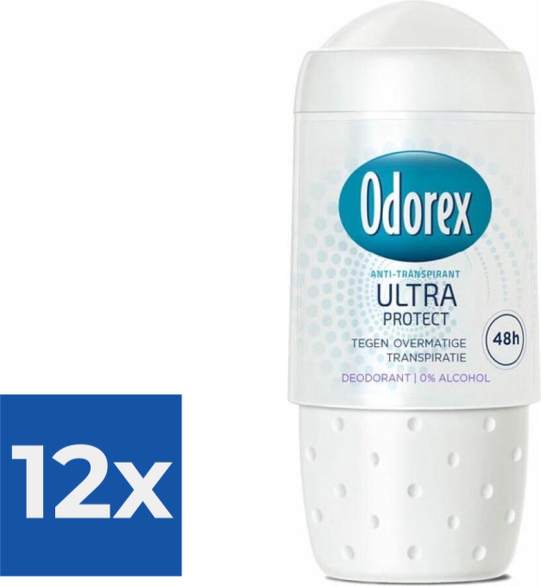 Goedkoopste Odorex Deodorant Roller Ultra Protect 50 ml - Voordeelverpakking 12 stuks