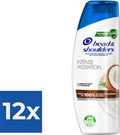Head & Shoulders Shampoo - Intense Hydration 285ml - Voordeelverpakking 12 stuks