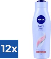 Nivea Shampoo - Daily Shine 250 ml - Voordeelverpakking 12 stuks