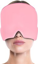 Livano Migraine Masker - Headache Relief Cap - Migraine Muts - Hoofdpijn - Gel - Roze
