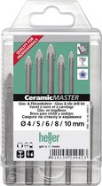 Heller Quickbit Ceramicmaster 24942 Jeu de forets pour verre et céramique 5 pièces 1/4 (6,3 mm) 1 jeu