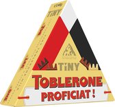 Toblerone chocolade geschenkdoos met opschrift "Proficiat!" - Toblerone Mini chocolademix - 248g