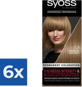 SYOSS Color baseline 7-6 Middenblond - 1 stuk - Voordeelverpakking 6 stuks