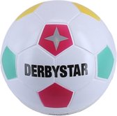 Derbystar Minisoftball V23 Wit / jaune / menthe / rouge diamètre 7,5 cm circonférence 23 cm