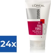L’Oréal Paris Studio Line Essentials Fix & Force Gel - Super Strong - 150 ml - Voordeelverpakking 24 stuks
