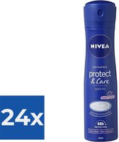 Nivea Deodorant Spray Protect & Care 150 ml - Voordeelverpakking 24 stuks